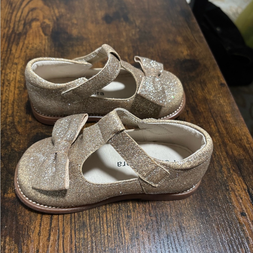 Sparkling Bow Kids Dress Shoes